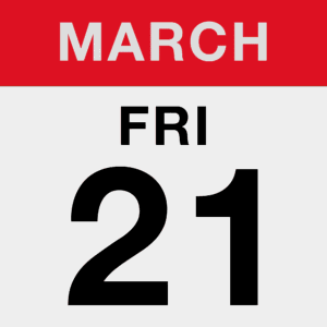 Friday March 21
